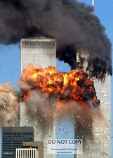 5X7 PHOTO  UNITED 175 CRASHES INTO WORLD TRADE CENTER SEPTEMBER 11 2001 (EP-958)