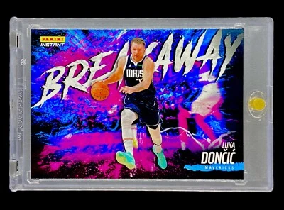 LUKA DONCIC RARE COLOR BLAST SP Insert /4085 Purple Blue - MAVERICKS - Image 1 of 4