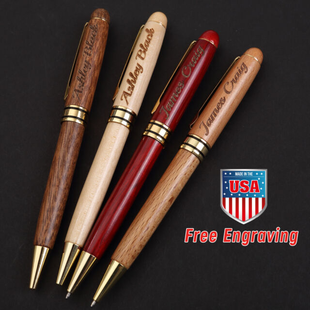 Handcrafted Ballpoint Pen Canary Wood Pen Wedding Gift Handcrafted Pen Wood  Pen Twist Pen Chrome Pen 