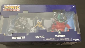 Sonic the Hedgehog Infinite Zavok Figure Confezione da 3 Tomy Sega Rare Lost World Forces - Foto 1 di 2