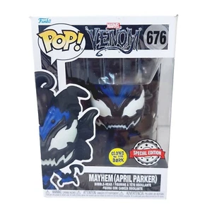 Funko Pop Vinyl 676 Marvel Venom Mayhem (April Parker) Special Edition Glow - Picture 1 of 6