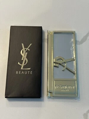Yves Saint Laurent YSL Logo Beauty Makeup Mirror in Box - Image 1 of 3