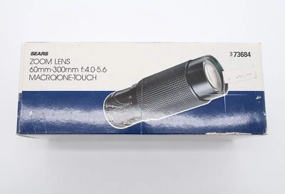Sears Zoom Lens 60mm-300mm f:4.0-5.6 Macro/One-Touch Canon "C" Mount - Image 1 of 4