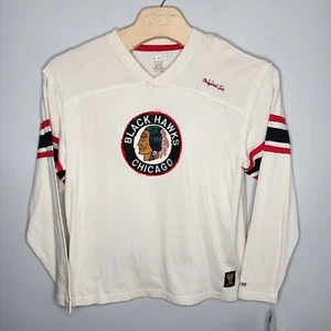 CCM Vintage Hockey Chicago Blackhawks Langarmshirt Herren Gr. L Retro - Bild 1 von 10