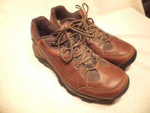 Mountrek Bridge Crossing Glow Real Waterproof Brown Leather Hiking Shoe 12M EU46 - Picture 1 of 9