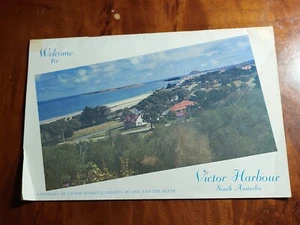 Victor Harbour SA Tourist Guide Vintage Map, Guide & Information 1960s - Picture 1 of 9
