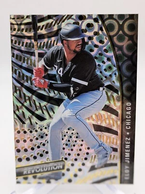 💥 2021 Panini Chronicles Revolution ELOY JIMENEZ Groove Parallel #98; White Sox - Image 1 of 2