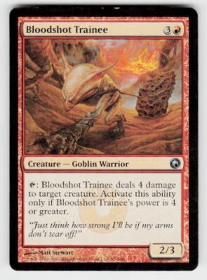 Scars of Mirrodin #85 Bloodshot Trainee - Image 1 of 2