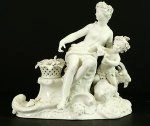 KPM BERLIN PARIAN WARE, YOUNG BACCHUS with his MOTHER SEMELE - Picture 1 of 21