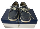 Sperry Bluefish Navy/Plaid Sequin Top-siders 9244229 Size 7M