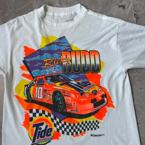 RICKY RUDD TIDE RACING VINTAGE STYLED UNISEX T-SHIRT S-3XL Cover