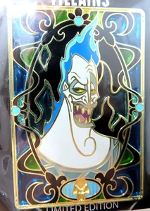 Disney Pin PALM Pink Ala Mode Stained Glass Villain Hades LE 300 - Picture 1 of 3