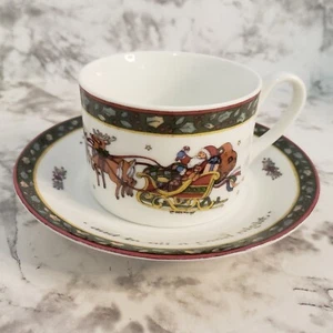 International China A Christmas Story Susan Winget Cup and Saucer Set  - Picture 1 of 7