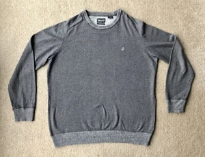 TIMBERLAND Mens Soft Hand Feel Crew Neck Sweater Jumper Extra Large XL | Grey - Picture 1 of 11