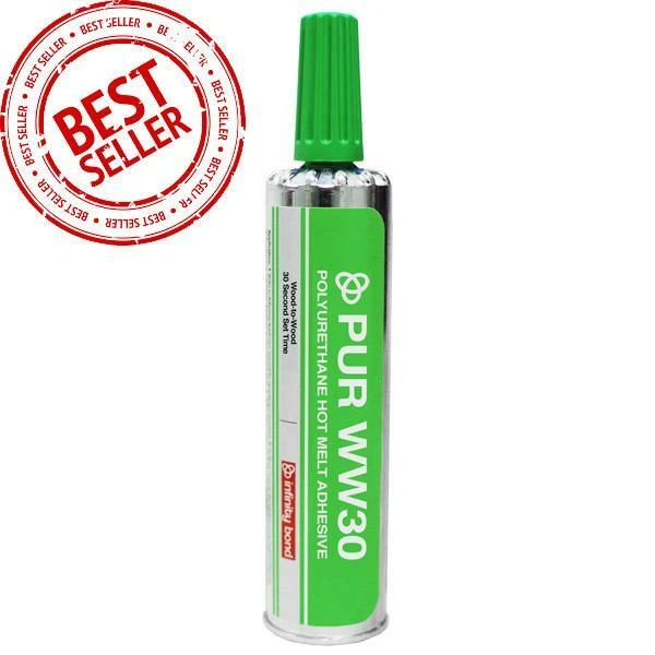 Cartucho de pegamento adhesivo termofusible de poliuretano infinity pur ww30 30 segundos 50 gramos Foto 1 de 1