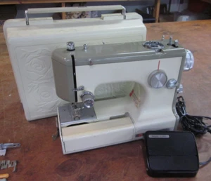 small older Sears Kenmore sewing machine made in Japan 158.10400 - Picture 1 of 7
