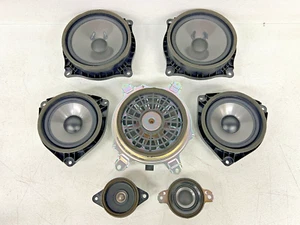 ⭐2014-2020 LEXUS IS200T FRONT/REAR INTERIOR WOOFER DOOR SPEAKERS SET OEM LOT2449 - Picture 1 of 23