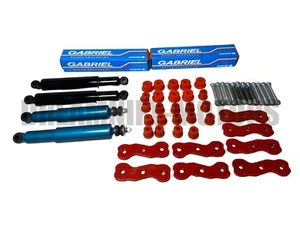 Kit de elevación completo para Jeep Willys 2 grilletes + arbusto + amortiguador - Imagen 1 de 17