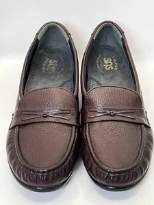 SAS Tripad Comfort Halbschuhe Burgund Leder Slipper Gr. 10 schmal. - Bild 1 von 17