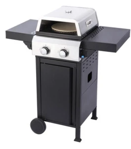 Parrilla de barbacoa de gas propano de 2 quemadores, caja de pizza, salida de 24600 BTU - Imagen 1 de 8