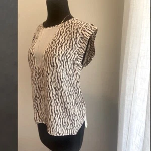 Rebecca Taylor Mirage berretto manica guscio di seta taglia 10 - Foto 1 di 12