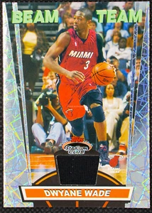 2007-08 DWYANE WADE STADIUM CLUB BEAM TEAM BLACK JERSEY INSERT DW2 ๐ Dwayne - Picture 1 of 7