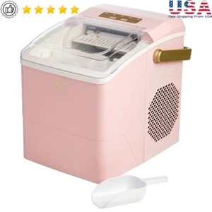 Countertop Ice Maker 26 Lb Portable W/ Scoop Self-Cleaning Nugget LED Control - Picture 1 of 8