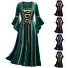 Elegant Women Medieval Dress Gothic Steampunk Cosplay Evening Gown Plus Size