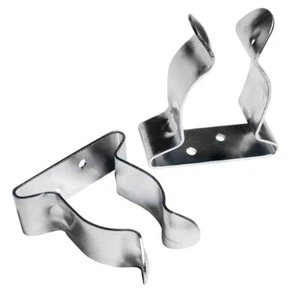 Gancho de barco de acero inoxidable ISURE 2 piezas 304 soporte de tubo de montaje en pared abrazadera de resorte 1,1"" - Imagen 1 de 4