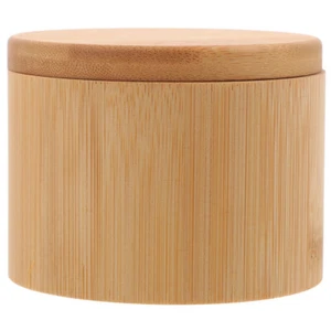 Bamboo Seasoning Jar Small Salt Jar Condiment Jar Sugar Jar Tea Jar Container - Picture 1 of 12
