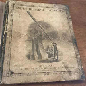 1849 Smith's Illustrated Astronomy Antique Planets Moon Solar System Space READ - Picture 1 of 11