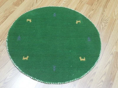 Alfombra turca Oushak, moderna Gabeh (Ghabeh (alfombra de área, alfombra bohemia hecha a mano 2,7 x 2,7 Foto 1 de 4