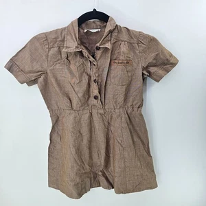 Vintage Pfadfinder Uniform Kleid Brownies 50er Jahre braun ohne Gürtel - Bild 1 von 10