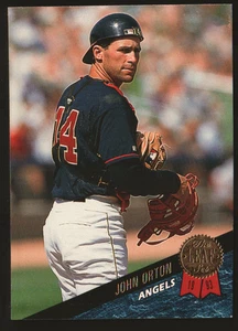 1993 Leaf Baseball #385 - John Orton - California Angels  93-812 - Picture 1 of 2