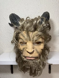 Maschera film La Bella e la Bestia principe horror bestia maschera parrucca lunga cosplay oggetti di scena - Foto 1 di 17