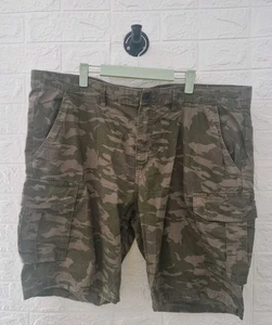 Easy MAN mens size 42W khaki green CAMO shorts camouflage Summer Outdoors - Picture 1 of 6