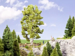 NOCH® Abedul Doble Tronco, Árbol de Modelismo Natural Realista, 19 cm de Alto para - Imagen 1 de 2