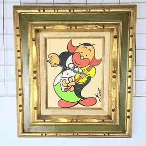 Xavier Cugat Clown spielt Violine handgefertigt signiert Original Serigrafie - lesen - Bild 1 von 14