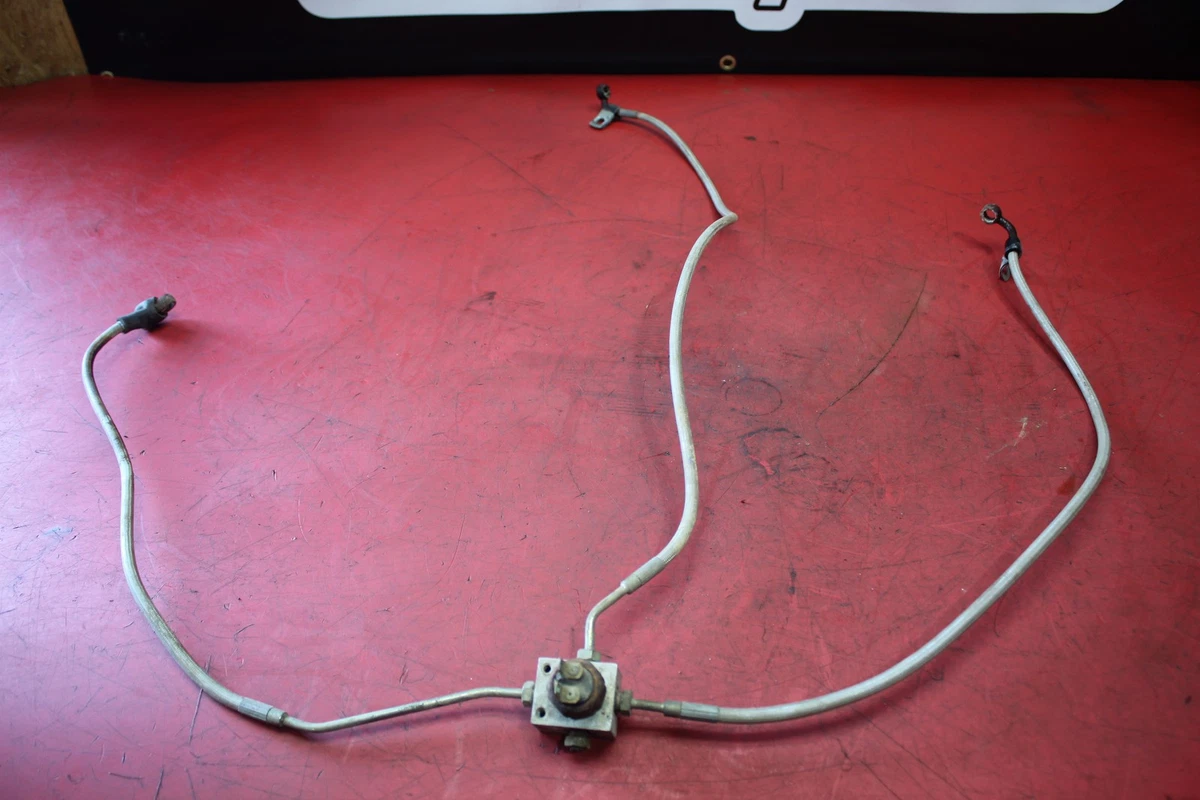 Hintere Bremsleitung 41 Zoll Für Polaris ATV (Scrambler, Trail Blazer, Trail Boss, Xplorer) – PTFE-Metallgeflecht, Ersetzt 1910506/1910769/1911596