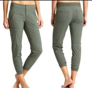 Athleta Trekkie Crop Joggers Green Pants Women’s Hiking Size XS - Picture 1 of 7