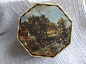 Vintage Simmers Bakery Master Collection Biscuits Empty Tin Farm/Homestead Motif - Picture 1 of 9