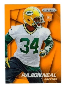 Panini Prizm Rajion 2014 Neal Orange Prizm RC #201 SP Parallel Green Bay Packers - Imagen 1 de 3