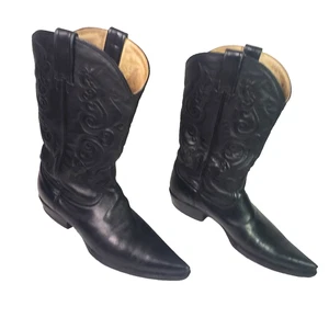 Mezcalero Herren Gr. 9 EE Leder Spitz zulaufend Cowboystiefel Hergestellt in Mexiko - Bild 1 von 11