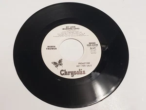 Vtg 1978 45 - Robin Trower ‎– My Love (Burning Love) PROMO Rock VG+ - Imagen 1 de 2