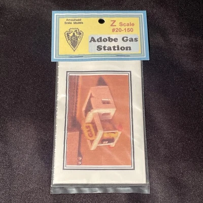 Arrowhead Scale Models Resin Kit Z Scale #20-150 Adobe Gas Station New Old Stock - Image 1 of 4
