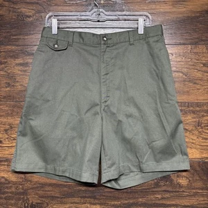 TownCraft Men's Shorts - Easy Care, Stain Release - 7" Inseam Size 36 - Elastic - Picture 1 of 4