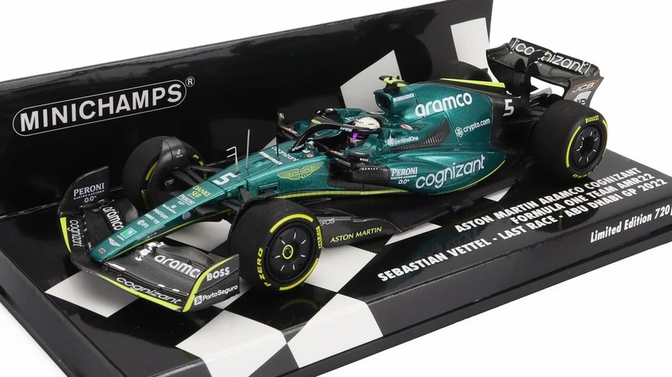 1/43 MINICHAMPS - ASTON MARTIN - F1 AMR22 TEAM ARAMCO COGNIZART N 5 ABU 41722220 - Immagine 1 di 1