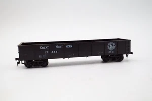 HO Scale Great Northern 72 643 Gondola Freight Car Black w/ Logo – AHM Tyco - Picture 1 of 4