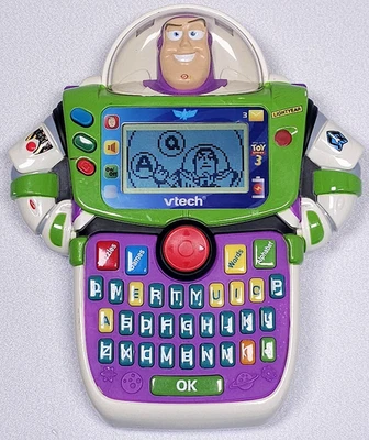 Disney Pixar Vtech Buzz Lightyear Toy Story Handheld Electronic Learn & Go Game - Image 1 of 4