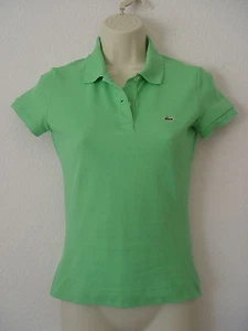 100% AUTHENTIC LACOSTE WOMEN'S POLO SHIRT SIZE 36 ( VERY NICE MUST HAVE ) - Picture 1 of 1